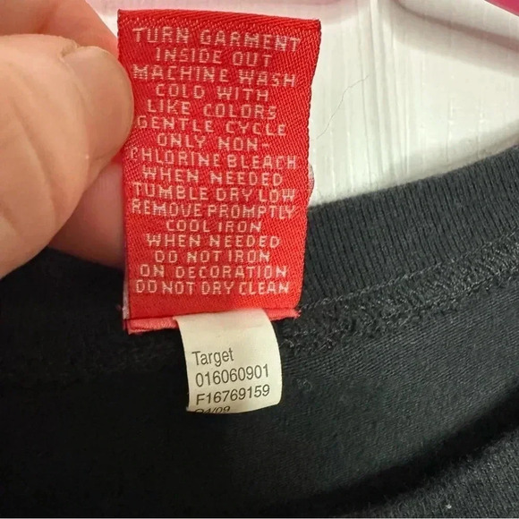 Target Shirt Long Sleeved  Christmas Present Black Size Extra Large - Picture 8 of 16